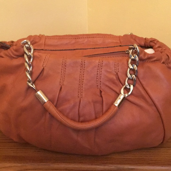 MK caramel colored purse